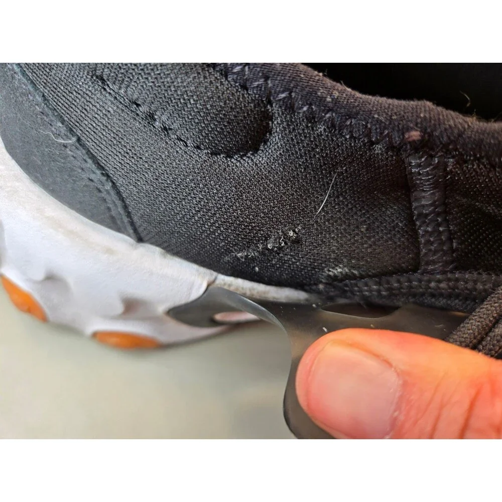 Nike React Presto Shoes Men's 10.5 Black Gum Running Athletic Lifestyle Sneakers